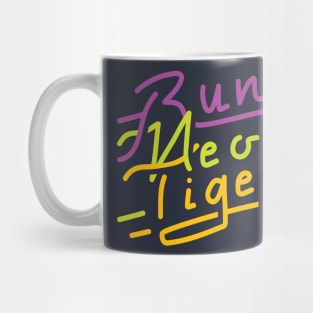 Run, Neon Tiger Mug